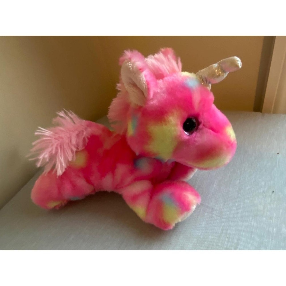 Aurora World Plush Bright Fancies Tye Dye Unicorn Toy 2019 Suffies2